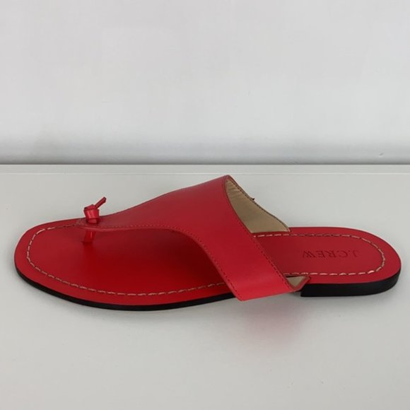 J.Crew 8 Poppy Pink Playa Thong Sandals - Picture 15 of 16